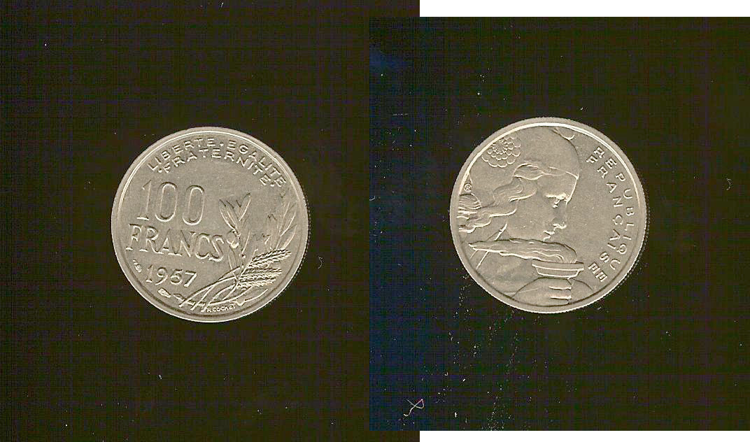 100 francs Cochet 1957 SUP+